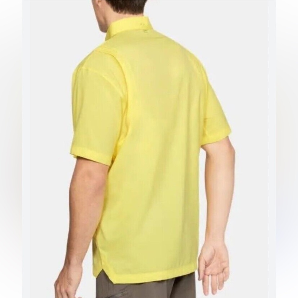 Under Armour Men's Bright Yellow Casual Performance Shirt XL - Picture 2 of 8